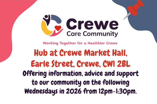Come along and visit us at Crewe Care Community